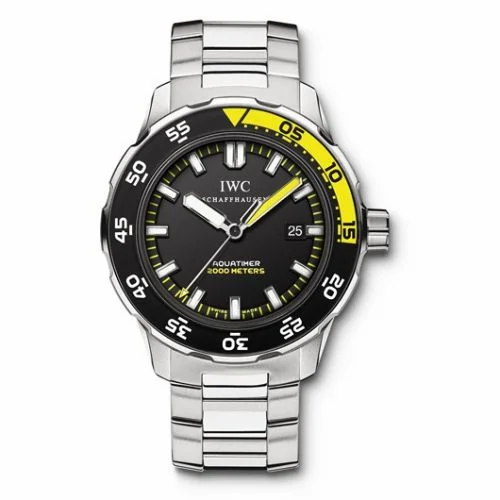 IWC Aquatimer 2000 Stainless Steel / Black / Bracelet IW3568-08 (3568-08, IW356808)